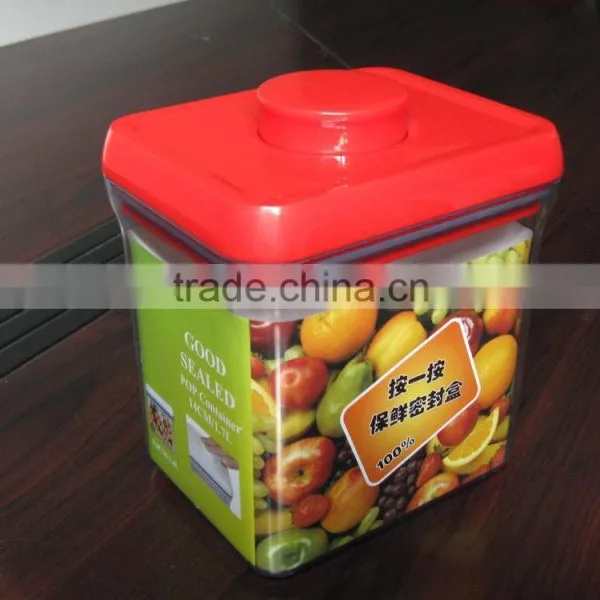 2015 the Newest 1.7L Vacuum Glass & Plastic Container photo-2