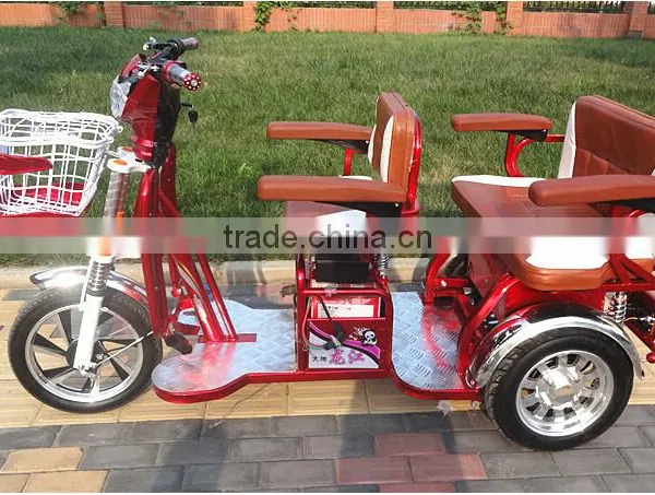 12v 24v 36V Electric Scooter Two Seats Electric Scooterfor Disable People