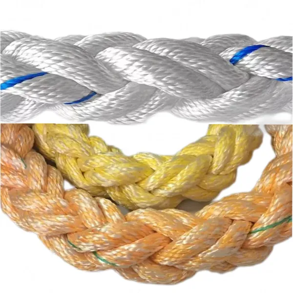 8/12 Strands Mixed Polyester Polypropylene Nylon Polyamide Marine Towing Mooring Rope photo-4