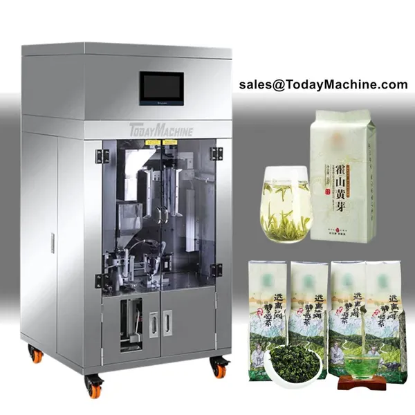 Automatic Tea Leaf Rice Coffee Salt Sugar Peaunt Granule Vacuum Premade Pouch Filling Packing Machine photo-4