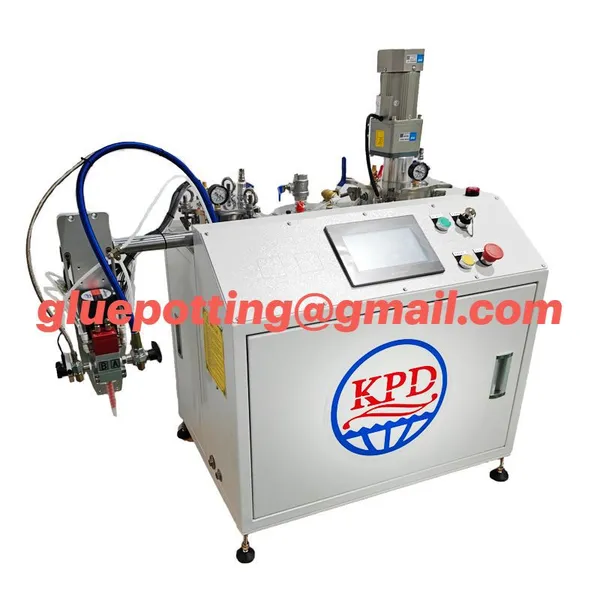 2K PU Potting Adhesive Dispensing Machine Glue Dispenser for Ess Electronic PCB Board Transformers Electrical Component photo-2