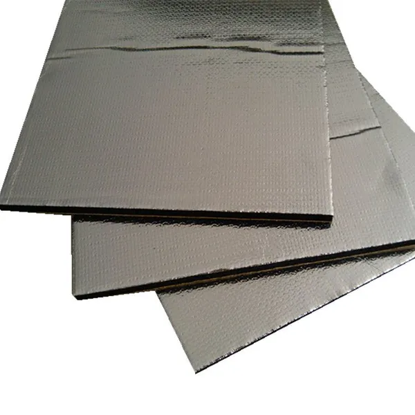 NBR Heat Resistant Composite Glass Fiber Aluminum Foil Anti-oxidation Roof Ceiling Thermal Insulation Foam Sound Absorbing Foam photo-3