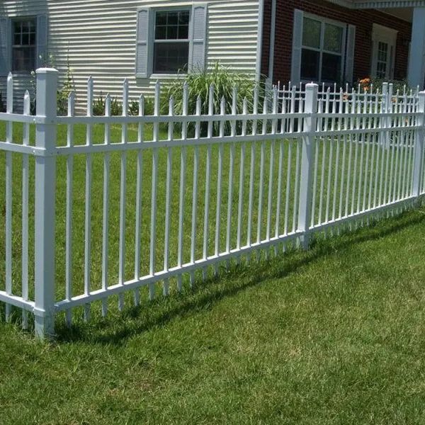 Wholesale 6ftx8ft Garden Black Metal Fences Anti Rust Galvanized Steel Fence photo-6