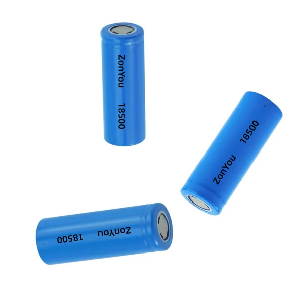 ZonYou Brand New 18500 Cylindrical NCM Cell 1000mAh Li-ion Batteries With 500 Cycles Life Span for Solar Energy Storage Systems photo-3