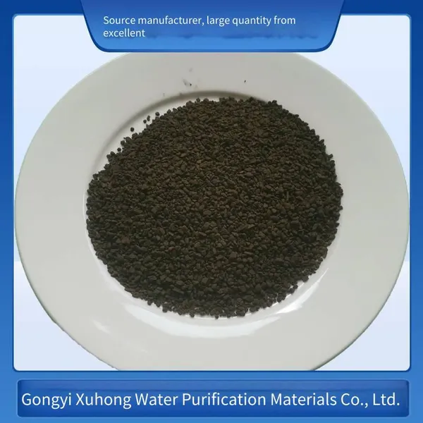 Granular Manganese Sand for Groundwater and Drinking Water Filtration, High-content Filter Media for Printing and Dyeing Industrial Wastewater With Good Results photo-2