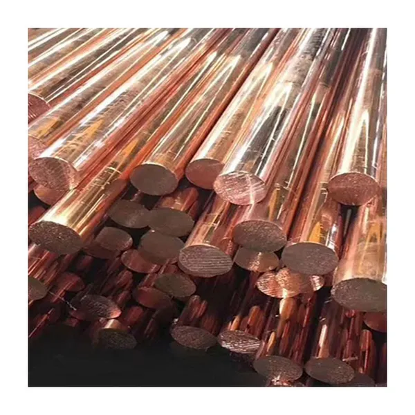 Edge Closing Copper Flat Rod 99.99% Pure Round Square Copper Strips Brass Rod Bar photo-4