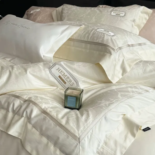Minimalist Aesthetic Cooling Bamboo Sheets - Deep Pocket Fitted Set photo-2