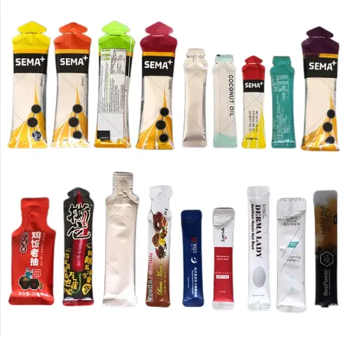 30-50 Bag/Min Irregular Shaped Sachet Pouch Packing Machine for Jelly Honey Liquid Juice photo-4