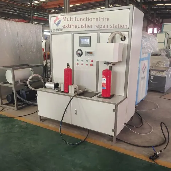 Parameters of Hgg-i Type Fire Extinguisher Dry Powder Filling Machine, an All-in-one Machine for Powder Filling, Recycling, Inflating, and Valve Disassembly photo-2