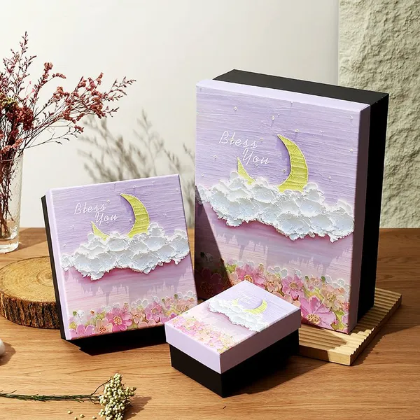 Paper Packaging Gift Box With Lid photo-2