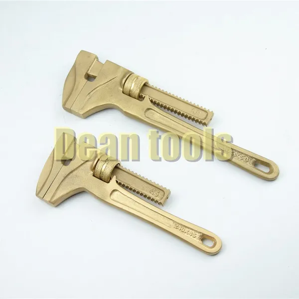 Aluminum Bronze Non-Sparking Monkey Adjustable Wrench, 58 mm Jaw Capacity, 1 Year Warranty photo-4