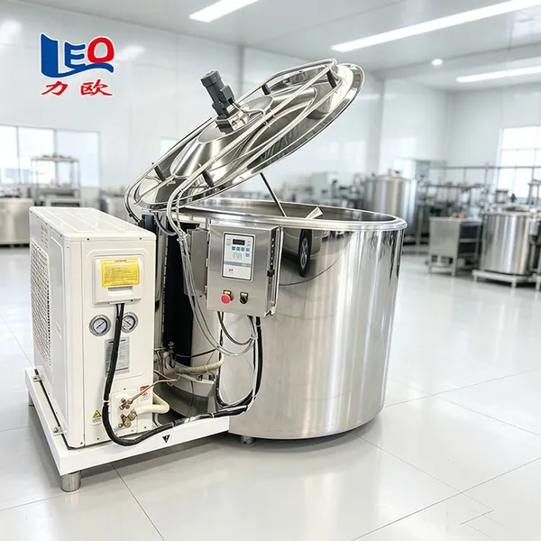 Bulk Milk Cooler, Milk Chilling Tank 500L 1000L