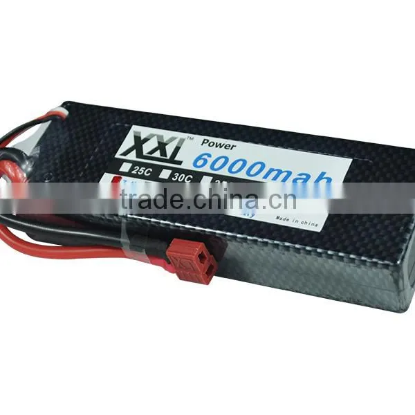 High Rate 6000mah 7.4v 50c rc Car Battery Pack for rc Drift Car photo-2