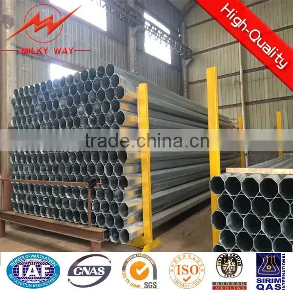 Anti Rust 132KV Polygonal Electric Power Poles