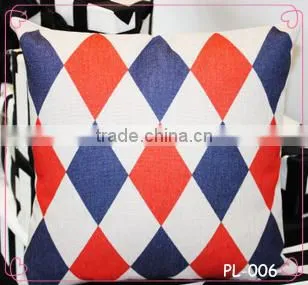 linen colmfortable printed decorated throw pillow