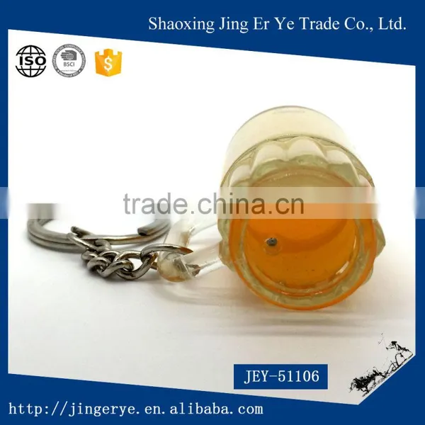 Mini Beer Glass Shaped Acrylic Keychain photo-6