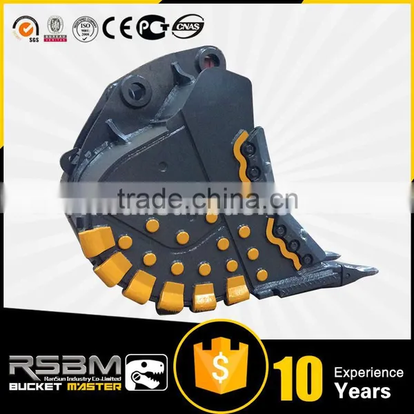 High Quality Wear Assistance HARDOX500 NM400 Excavator Bucket for 1-80t Excavator photo-4