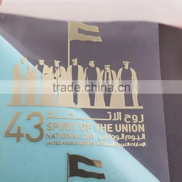 Cutom Engraved 3M Adhesive Nickel Car Sticker photo-5