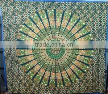 WHOLESALE MANDALA ROUND TAPESTRY WONDERFUL PRINT COTTON BEDSHEET photo-4
