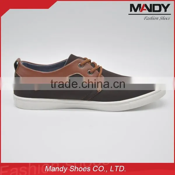 Hot Selling Cheap Price Comfortable Lace up Fabric Men Shoes photo-3