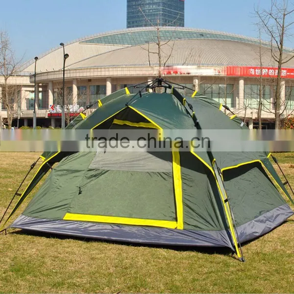 Outdoor 3-4 Person Automatic Sun Shelter Tent Camping Folding Backpacking Automatic Pop Up Tent photo-4