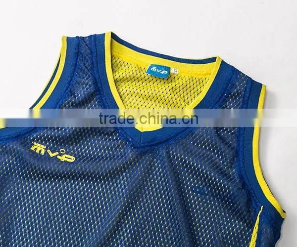 New Design College Team 100 Polyester Mesh Womens Basketball Uniform Design photo-3