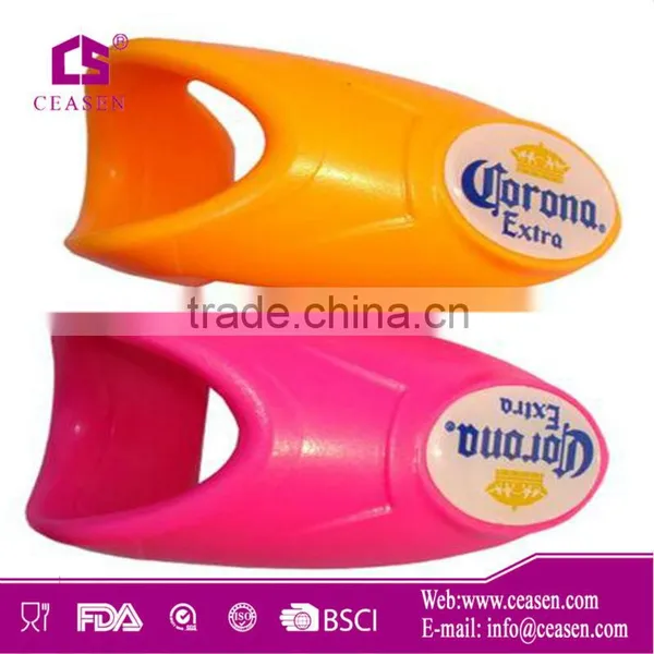 plastic ring bottle opener for beer using