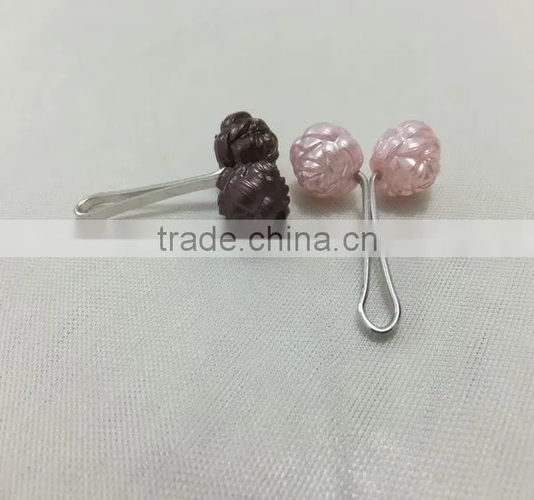 Cheap Price Popular Round Muslim Scarf Clips and Brooches Dubai Hijab Clips PDJ0126 photo-3