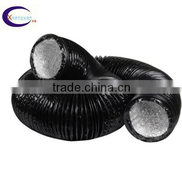 PVC flexible ducting laminated with aluminum foil
