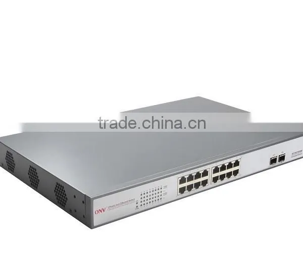 16 Port Gigabit PoE Switch With 48V Output IEEE802.3af photo-2