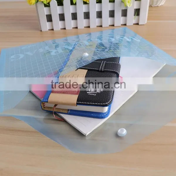 Hot Selling A4/FC Plastic Clear Button Folder Pocket Folder photo-6