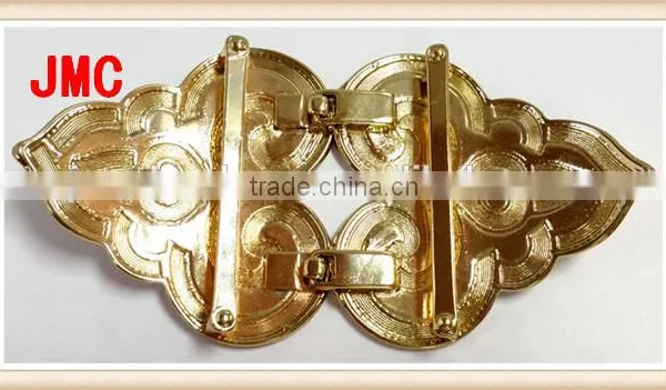 High-end Women Clasp Buckle Rhinestone Buckle Fur Coat Metal Buttons Button photo-6