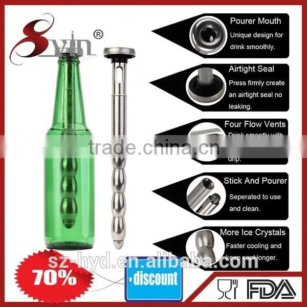 NT-PC17 Beer Chiller Sticks Stainless Steel Material Beer Chiller With Pourer photo-5