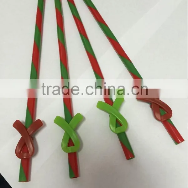 Hard Plastic pp Drinking Straw for Christmas photo-4