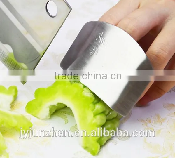 Kitchen Stainless Steel Chop Safe Finger Guard , Cutting Guard , Safe Slice,teel Finger Hand Protector Guard photo-5