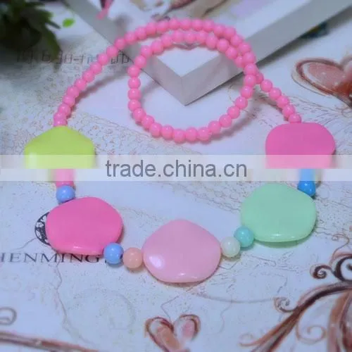 2014 Colorful Fashion Chunky Bead Necklace Necklace