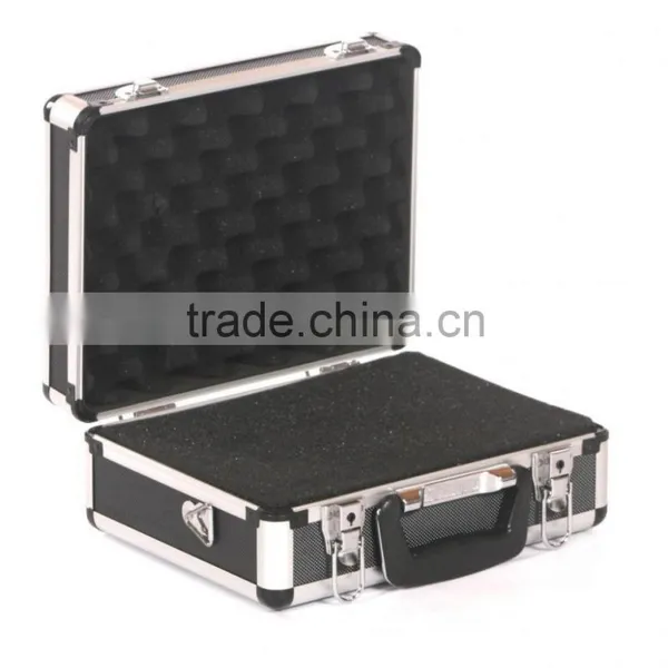 Crystal Aluminium Hard Camera Photography Flight Carry Case Storage Box Black photo-5