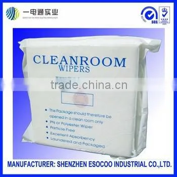 Knitting From DTY Polyester Yarns Plain Texture Cleanroom Wiper Paper photo-2