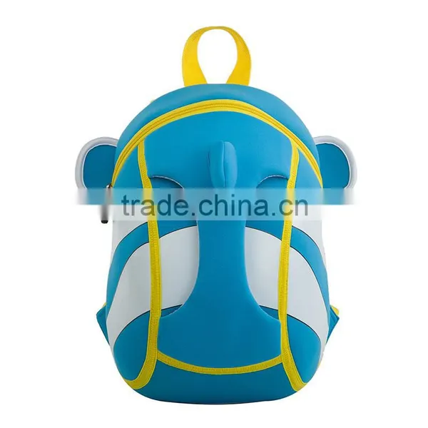 Popular Cute Multicolor Kids School Bag Wholesale With Neoprene Material photo-2