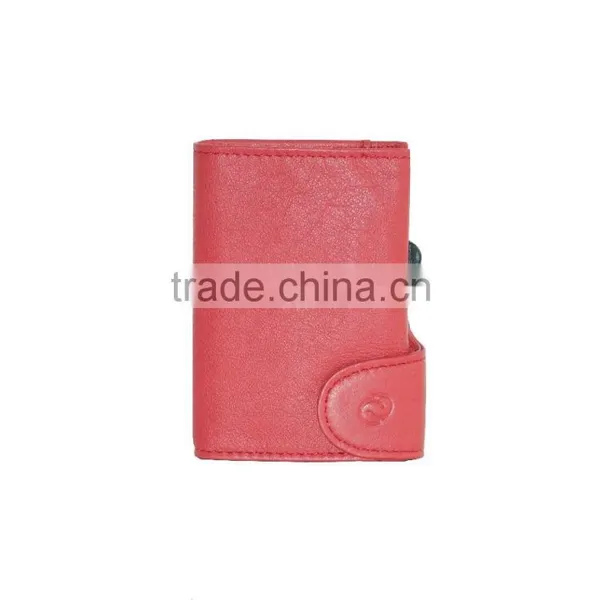 Leather Aluminium Cardholder Wallet for Bank Card/credit Card/id Card photo-5