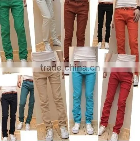 2015 High Quality China Wholesale Cheap Cotton Twill Washed Pants Trouser Mens Khaki Chinos photo-2