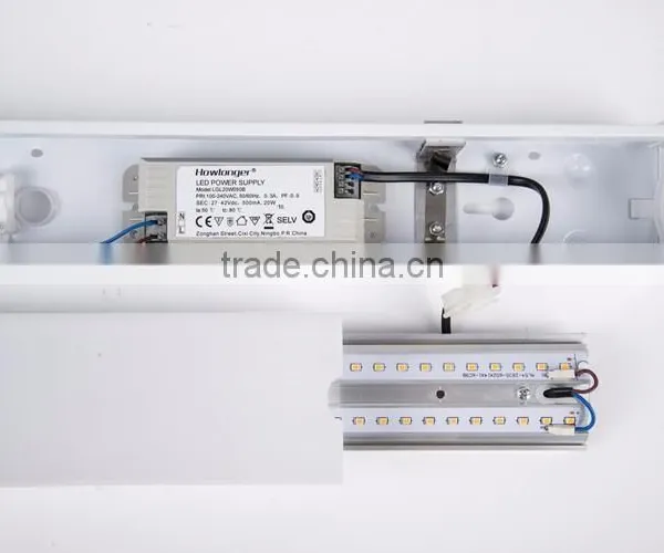 600mm 20W Batten Pendant Lighting Battern Fluorescent Tube Lamp Luminaire Fixture Office Rechargeable Emergency LED Linear Light photo-4
