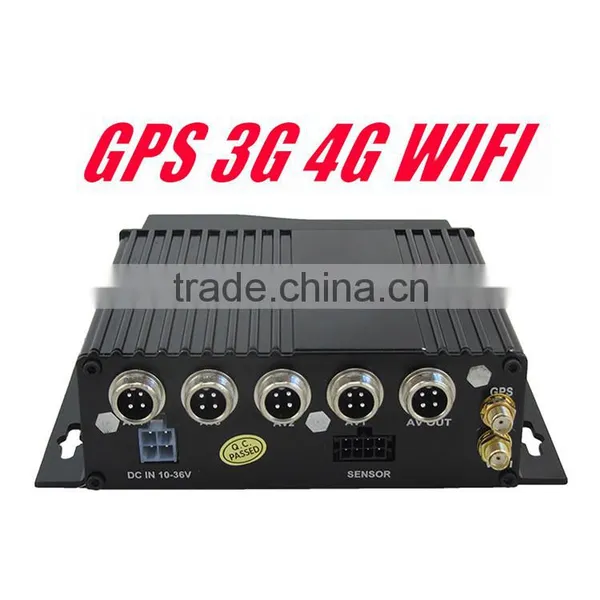 Professional Vehicle Monitoring 4CH Sd Card Mobile DVR With Free Client Software photo-2