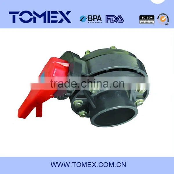 Factroy 10 Inch Pvc Butterfly Valve in Pipe System photo-4