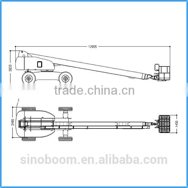 Hot Selling Hydraulic Telescopic Boom Sky Lift 2016 photo-2