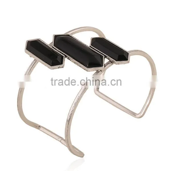 Custom Jewelry Factory OEM Bangle Bracelets With Stones photo-2