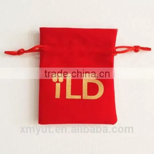 Cheap Custom Velvet Jewelry Bag/velvet Pouch