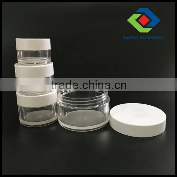 High Clear Cosmetic Jar Acrylic Petg Packing Jar for Cosmetic Packaging photo-2