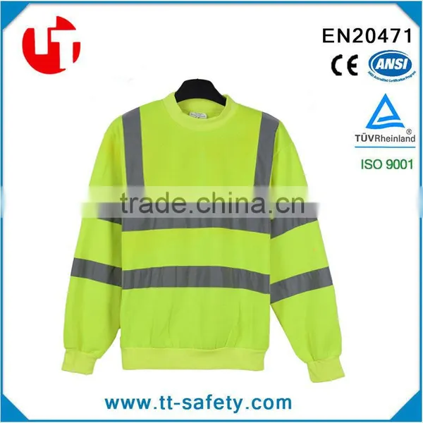 Cheap Wholesale Long Sleeve Safety Reflective Work Uniform Shirt With Custom Imprint
