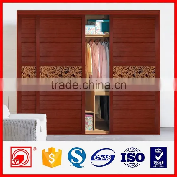 Durable Mdf Board Bedroom Sliding Wardrobe Door